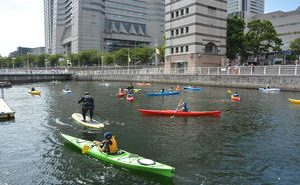 シーカヤックにチャレンジ